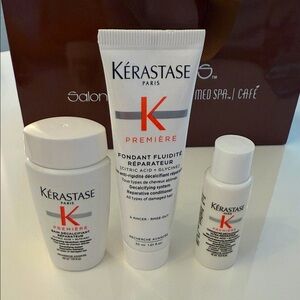 Kérastase Hair Care Set SHAMPOO, conditioner and pre shampoo treatment